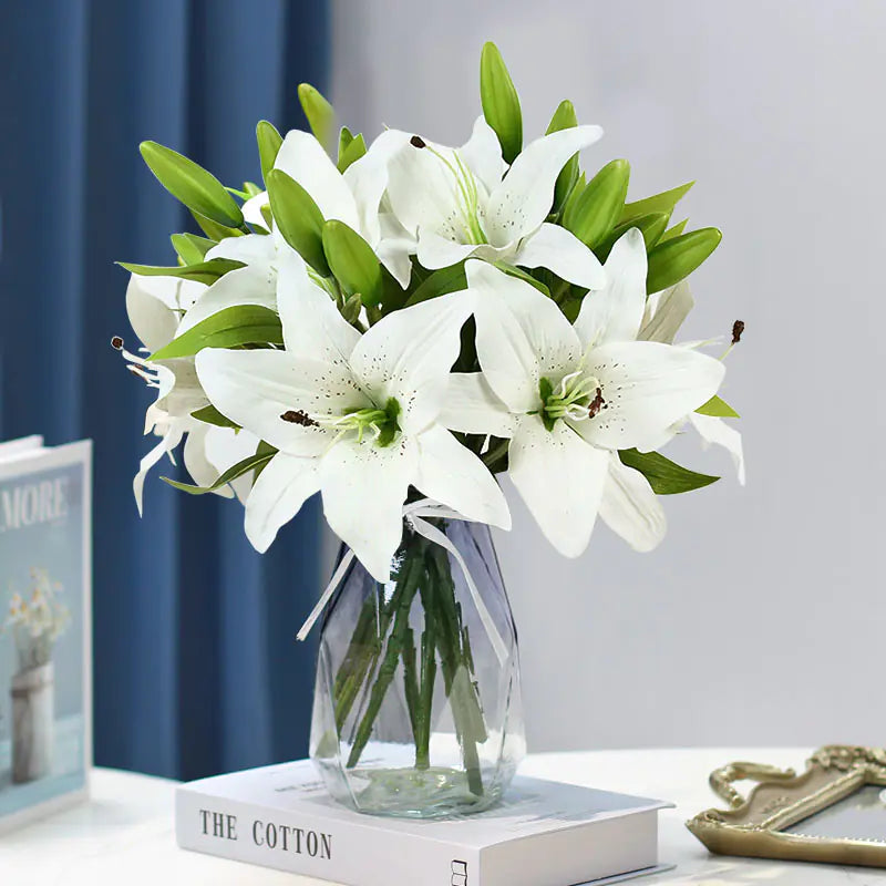 Wedding Home Decoration with Simulation Lily Flowers