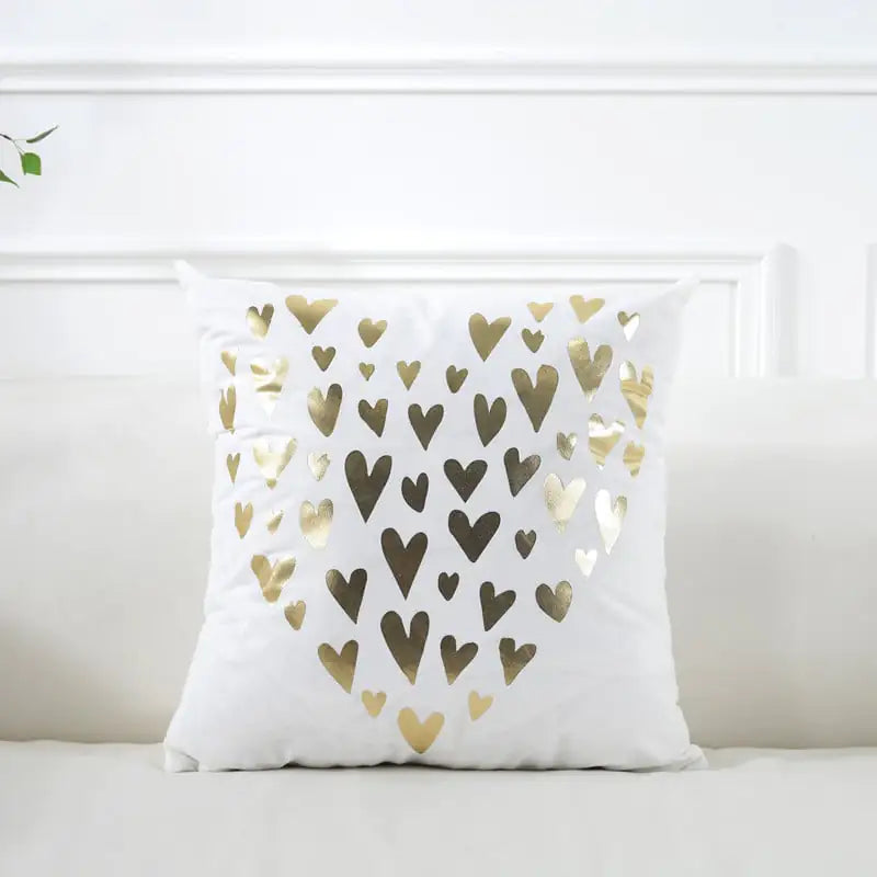 Super Soft Gilding Pillow Cover for Home Decor