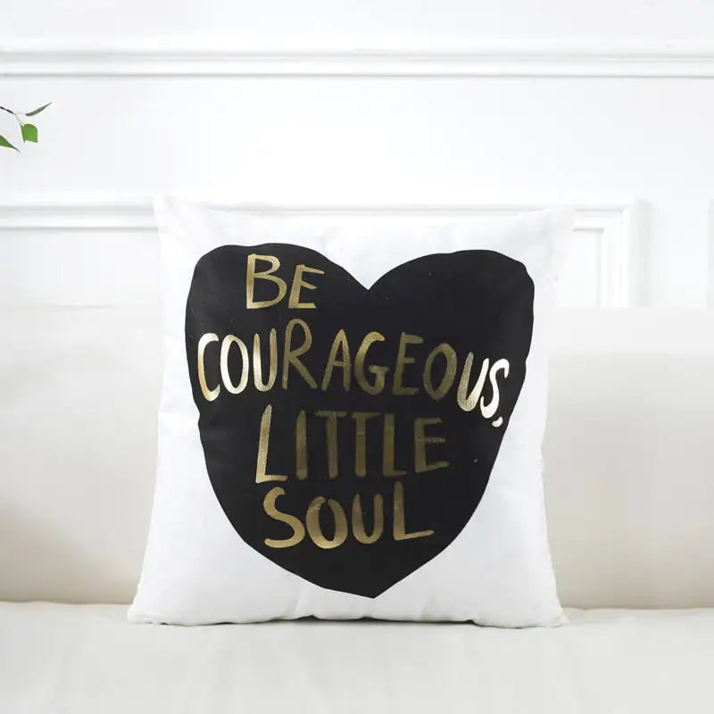 Super Soft Gilding Pillow Cover for Home Decor