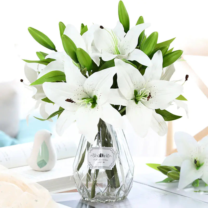 Wedding Home Decoration with Simulation Lily Flowers