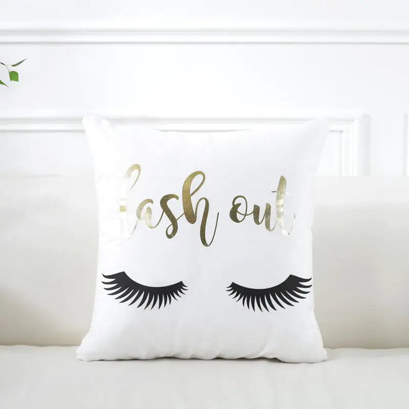 Super Soft Gilding Pillow Cover for Home Decor