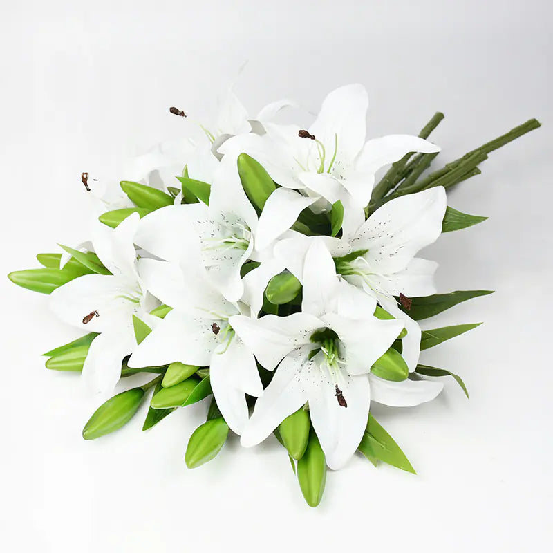 Wedding Home Decoration with Simulation Lily Flowers