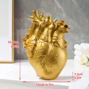 Heart-Shaped Vase for Creative Flower Pot Decoration