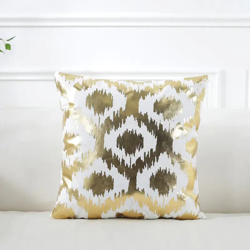 Super Soft Gilding Pillow Cover for Home Decor