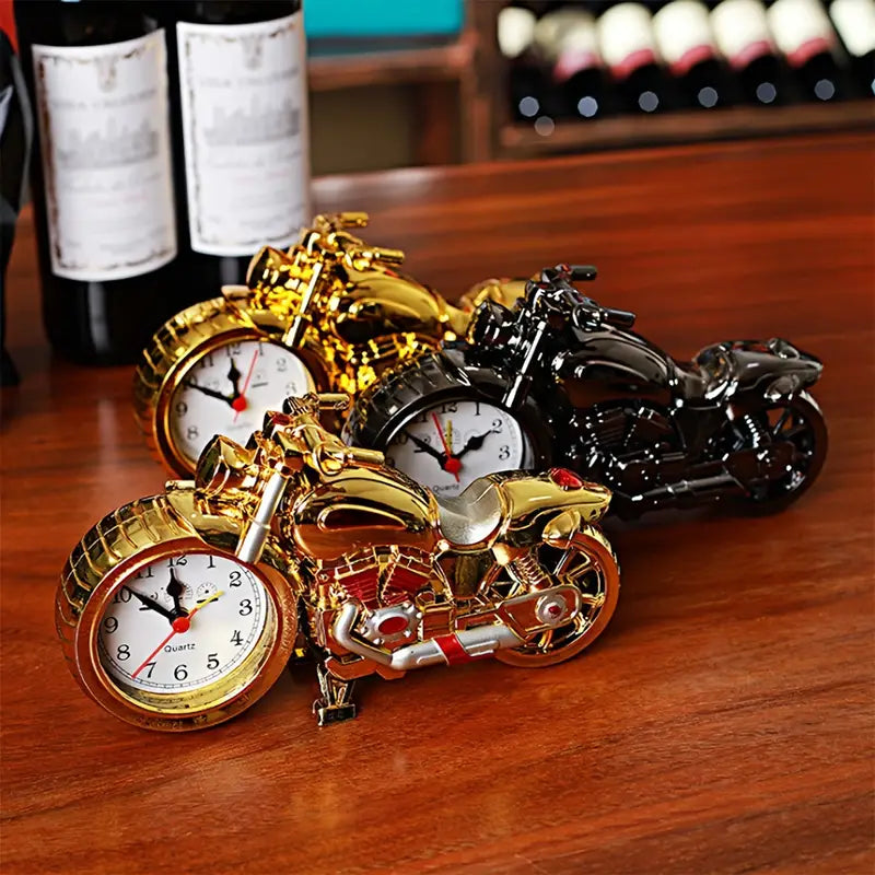 Creative Motorcycle Shape Alarm Clock Decoration (1pc)