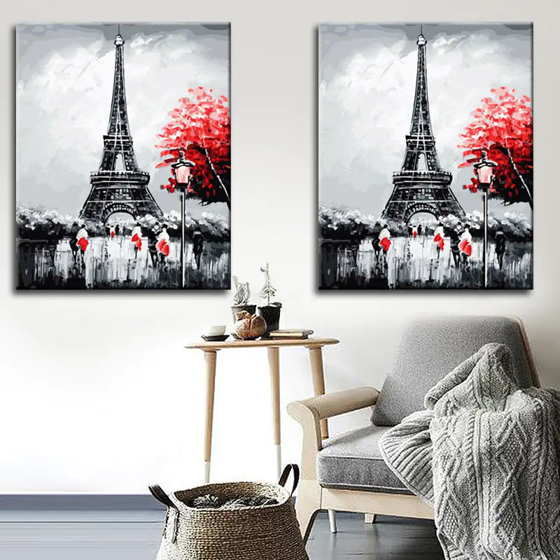 DIY Digital Oil Painting for Home Decoration