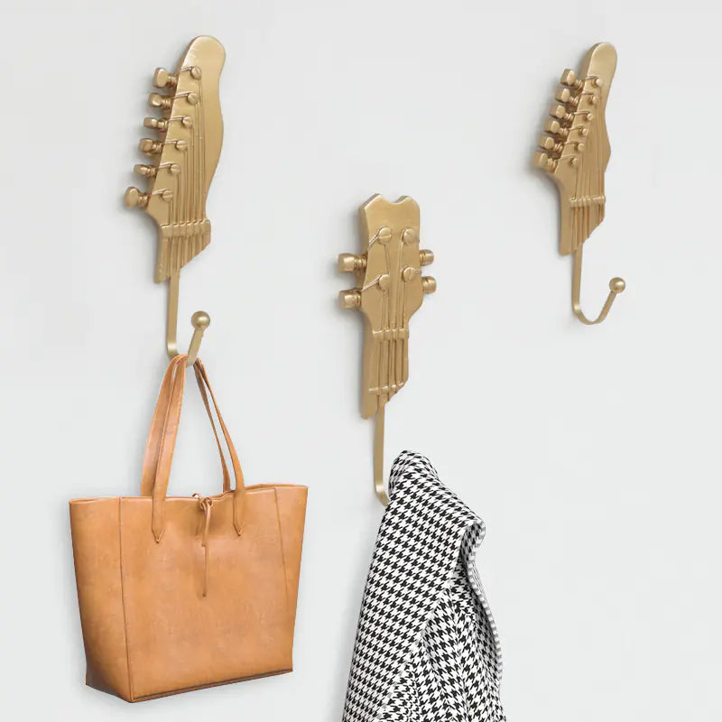 Guitar Head Hooks for Home Decoration and Storage