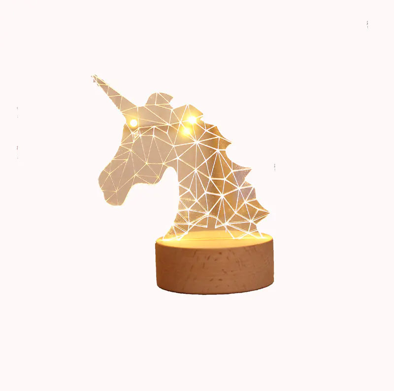 Unicorn Night Light - Bedroom Table Lamp