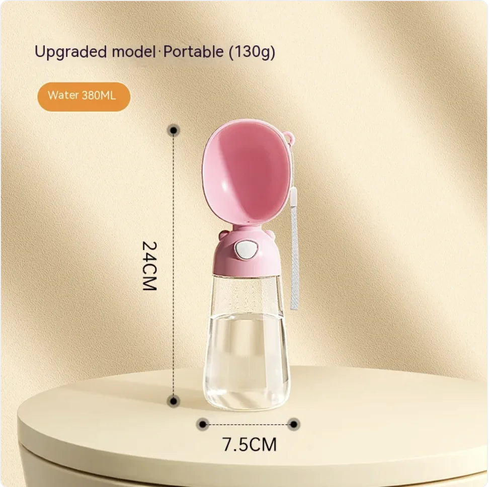 Portable Dog Water Bottle &amp; Feeder for Pets, Travel Water Dispenser and Bowl