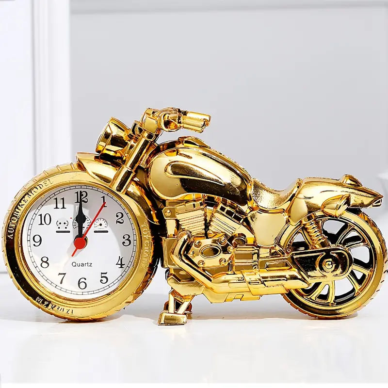Creative Motorcycle Shape Alarm Clock Decoration (1pc)