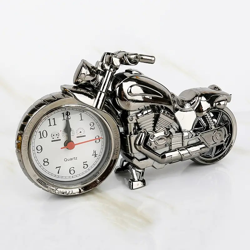 Creative Motorcycle Shape Alarm Clock Decoration (1pc)