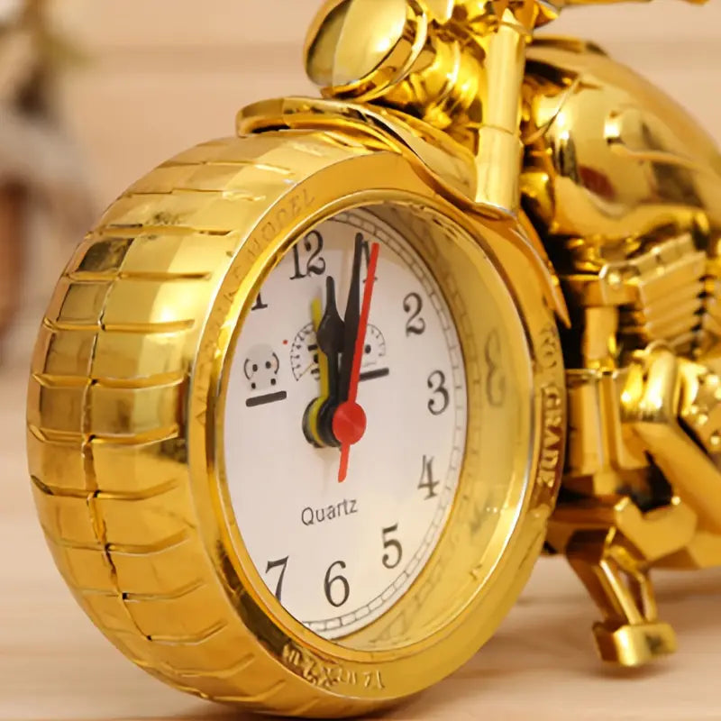 Creative Motorcycle Shape Alarm Clock Decoration (1pc)