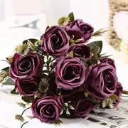 Artificial Rose Wedding Bouquet for Home Decoration