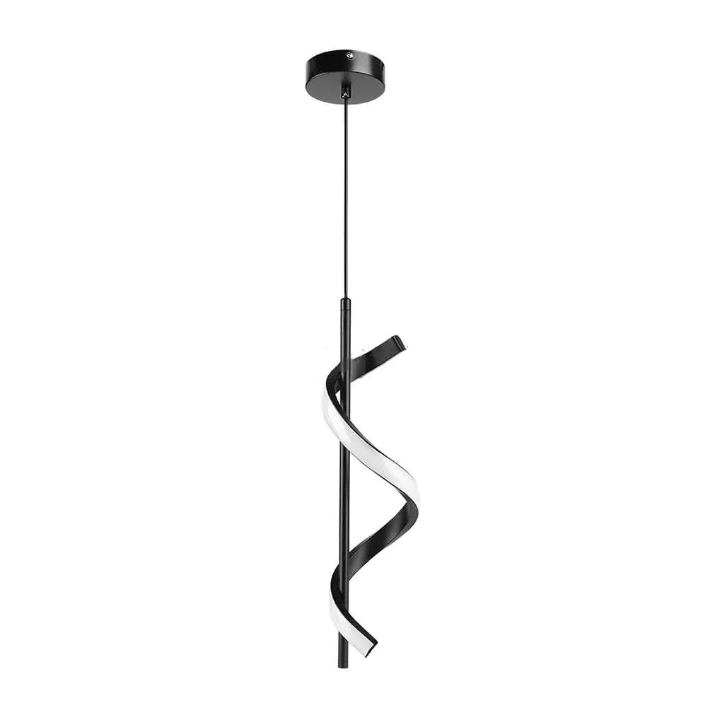 Modern Spiral Pendant Light for Dining Room &amp; Bedroom